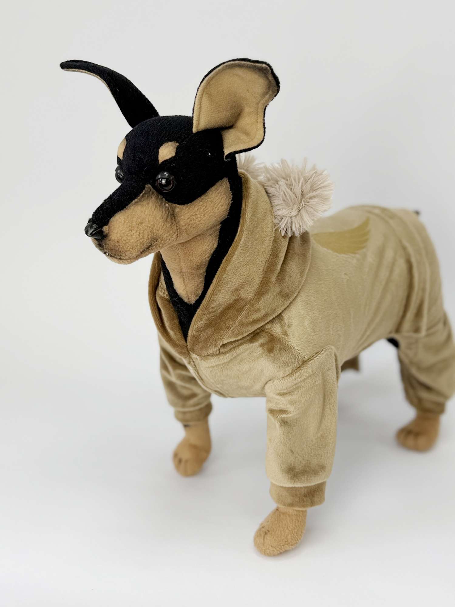 Велюровый костюм для собак Puffy Крылья шоко