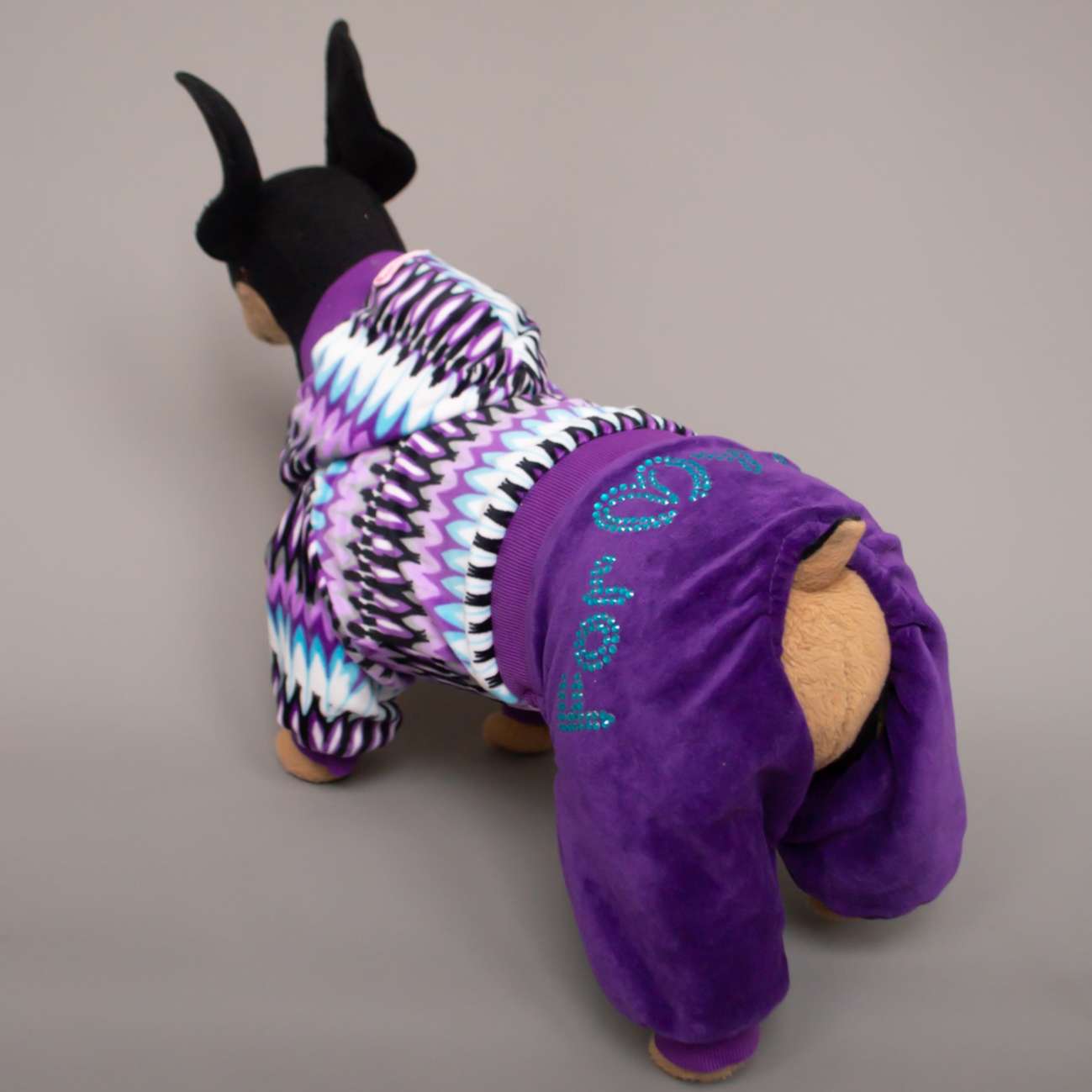 Костюм для собак утепленный велюровый ForMyDogs Сидней