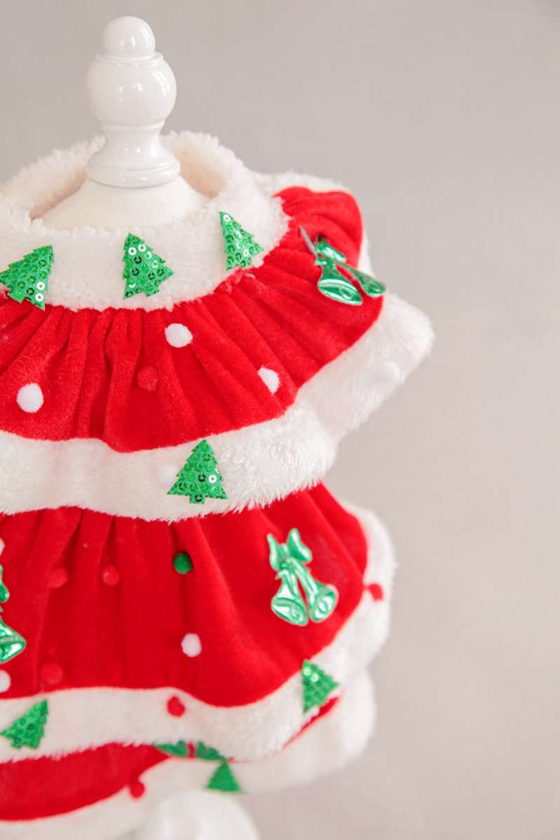 Новогоднее платье для собак Pet Ёлочка