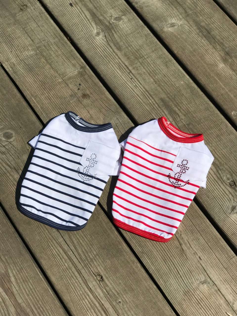 Футболка для собаки Premium Якорь