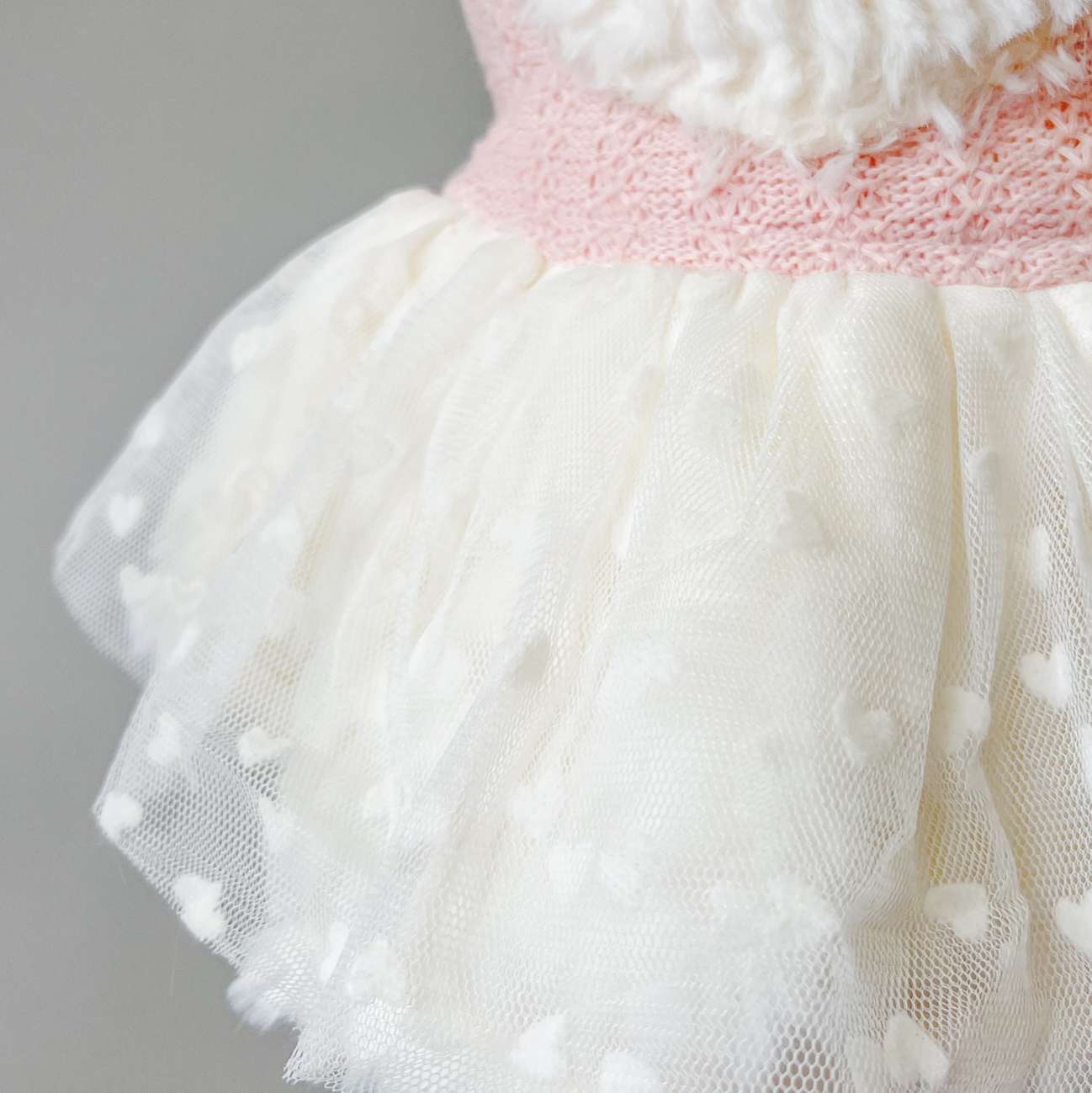 Платье для собак с мехом Pet Камея