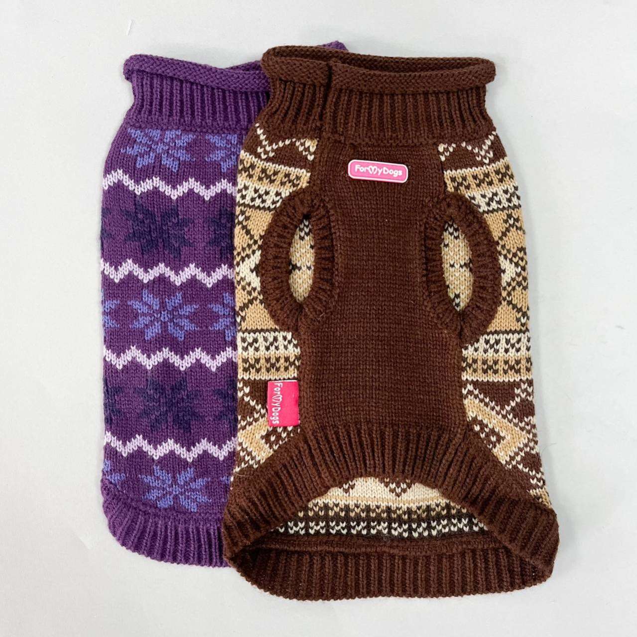 Свитер для собак ForMyDogs Cover Коричневый
