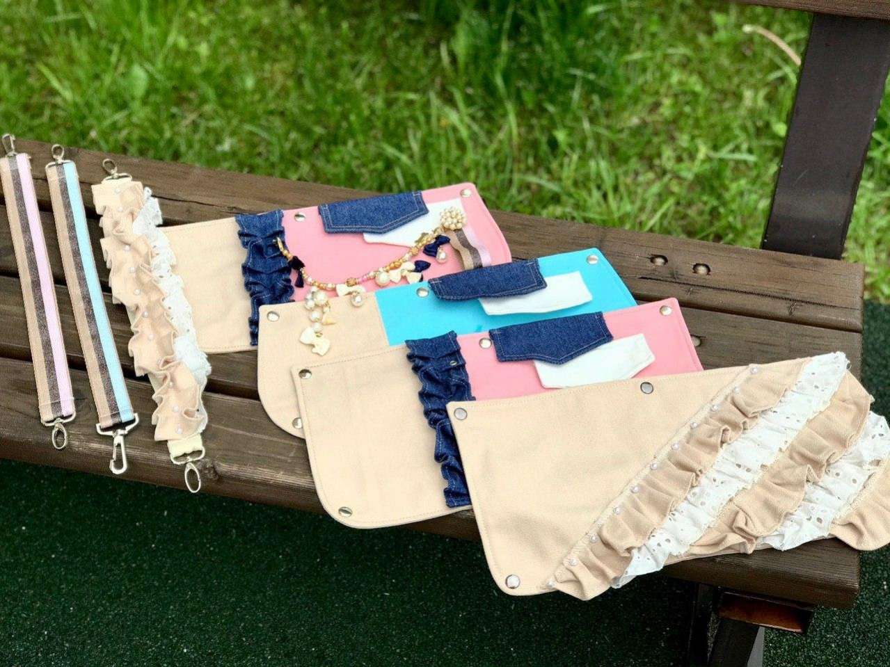 Сумка для собак Premium Color Рюши