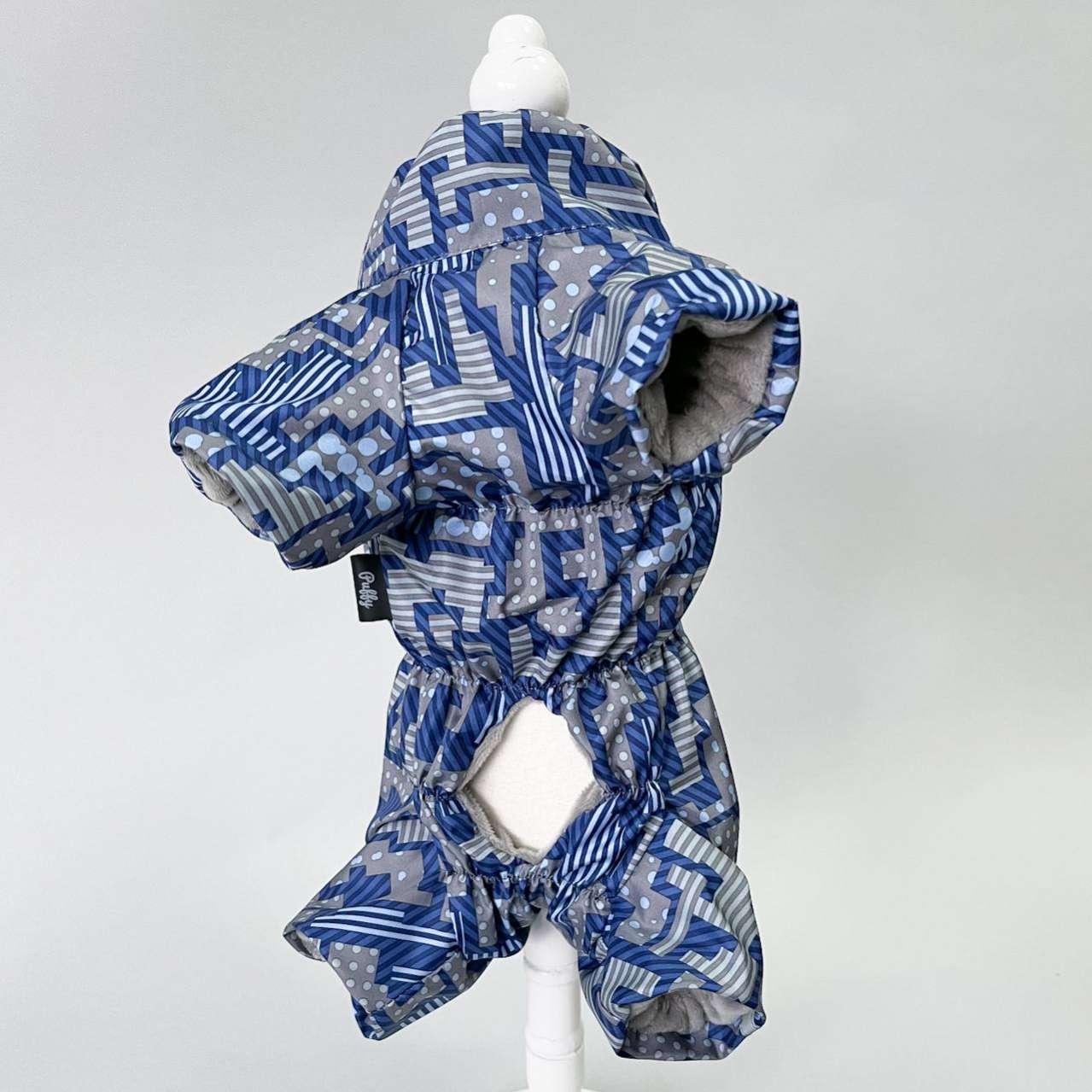 Дождевик для собаки утепленный Puffy Графика