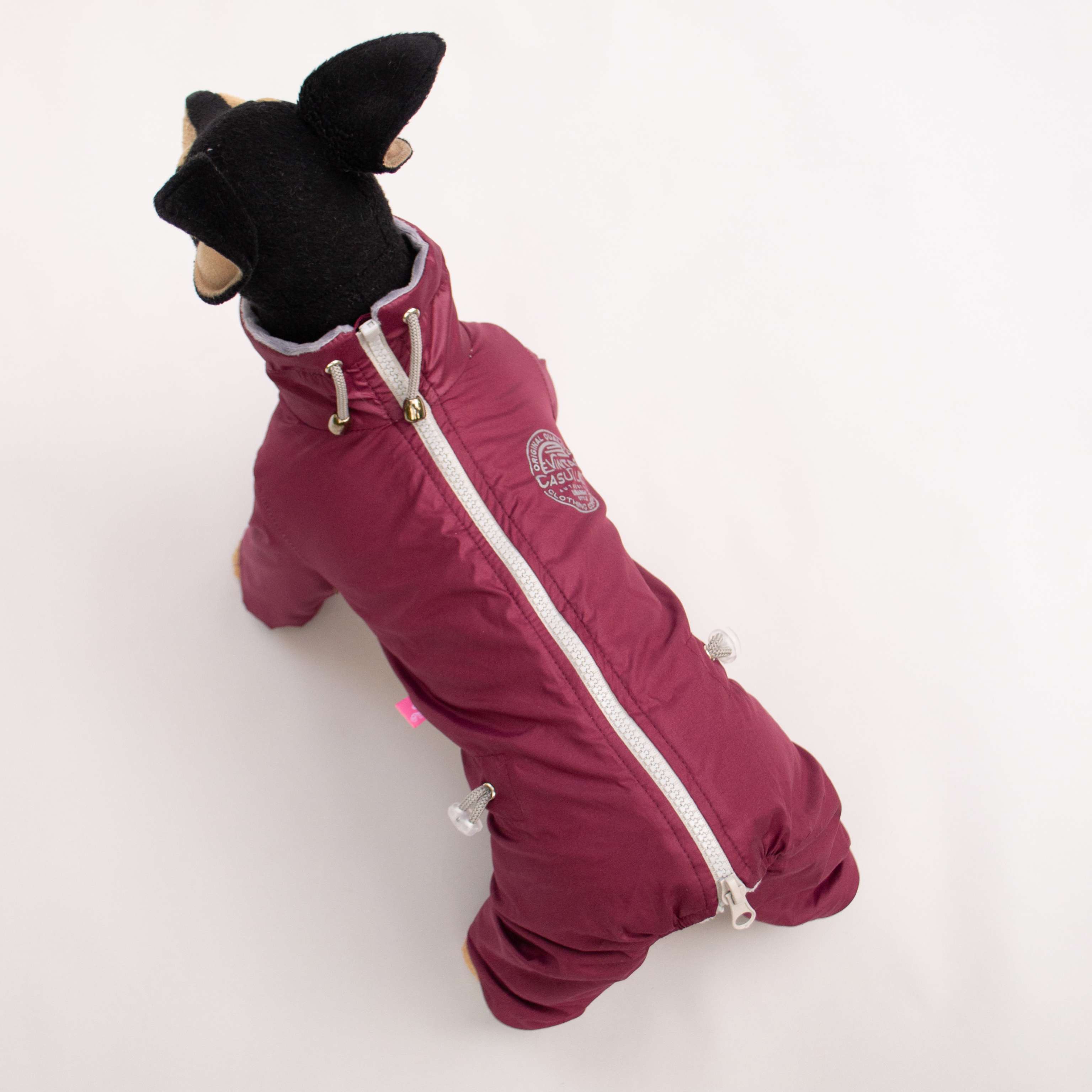 Дождевик для собаки утепленный Premium Винтаж