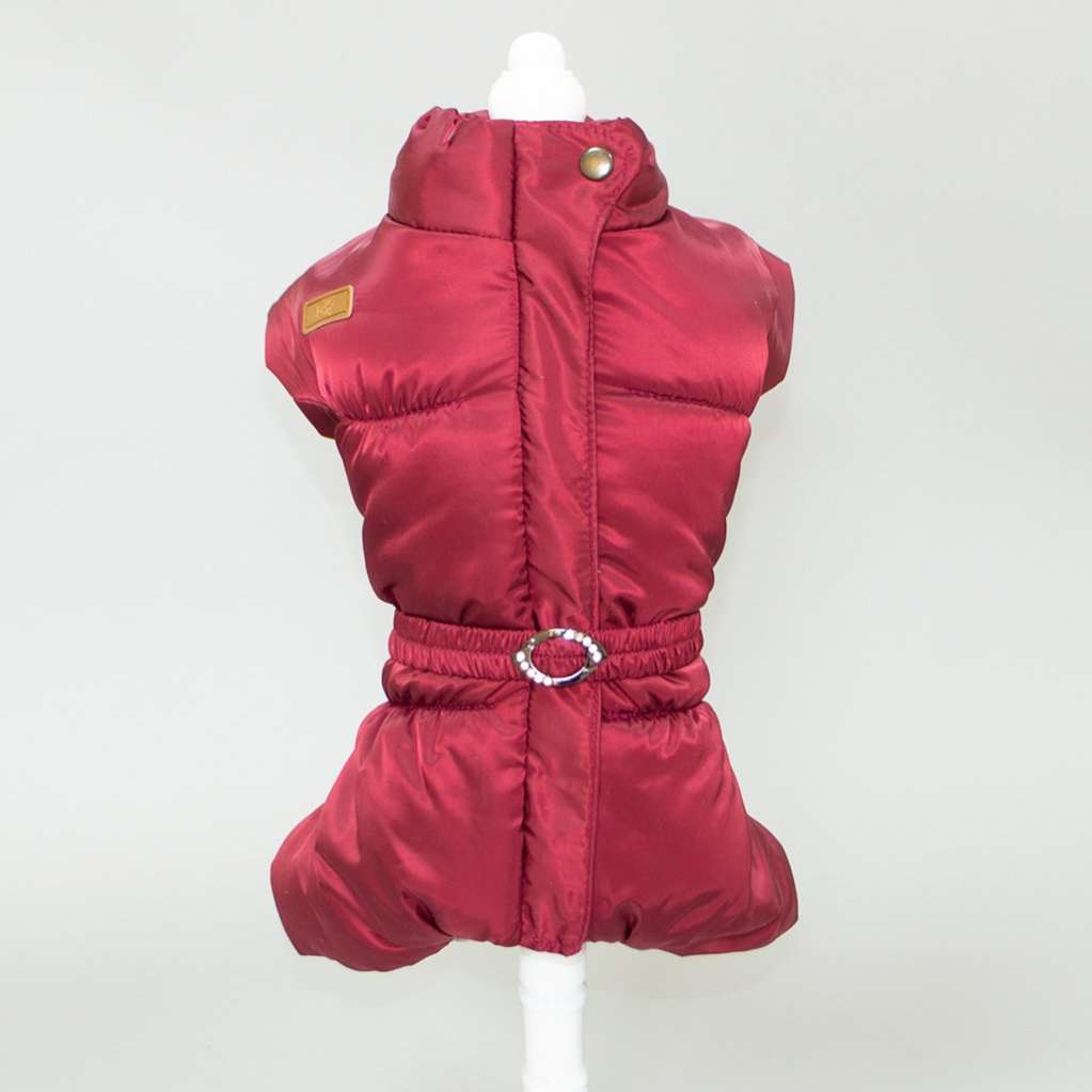 Комбинезон для собак Puffy Дутик Амарант