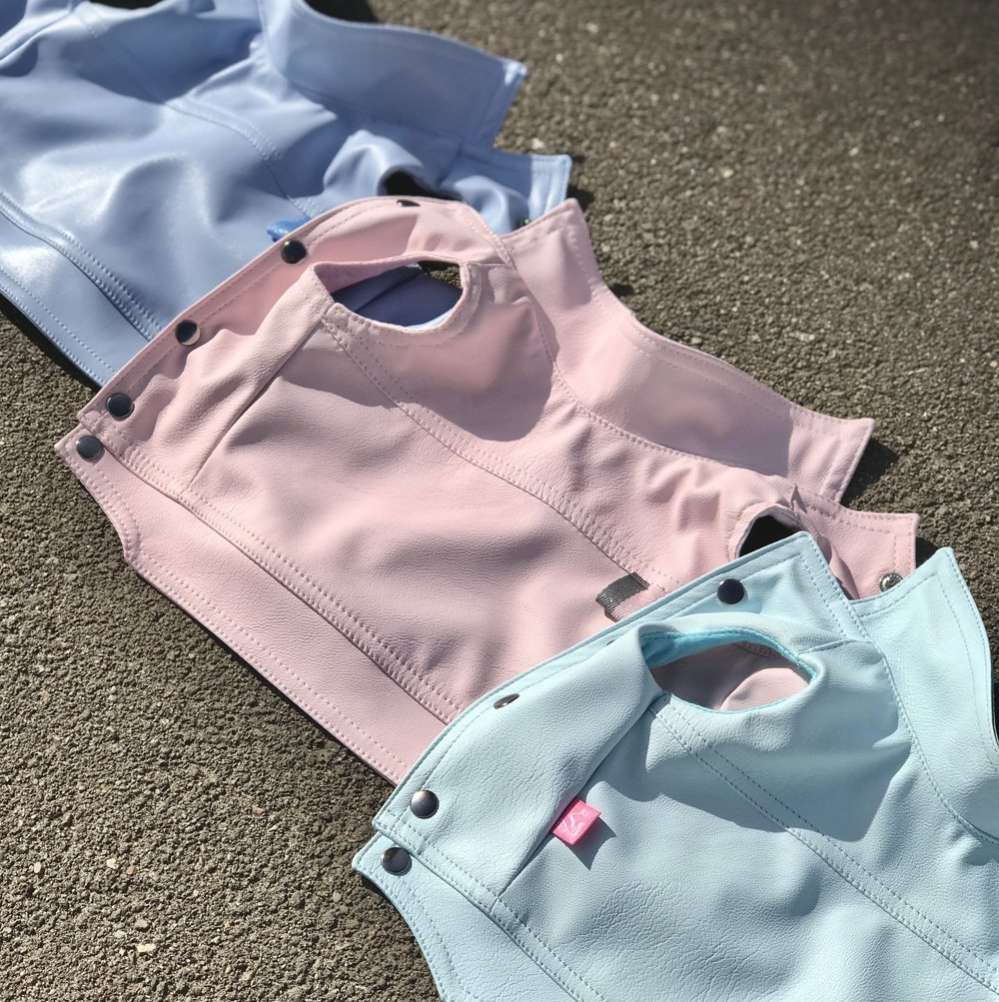 Жилетка для собаки кожаная Premium Кэнди