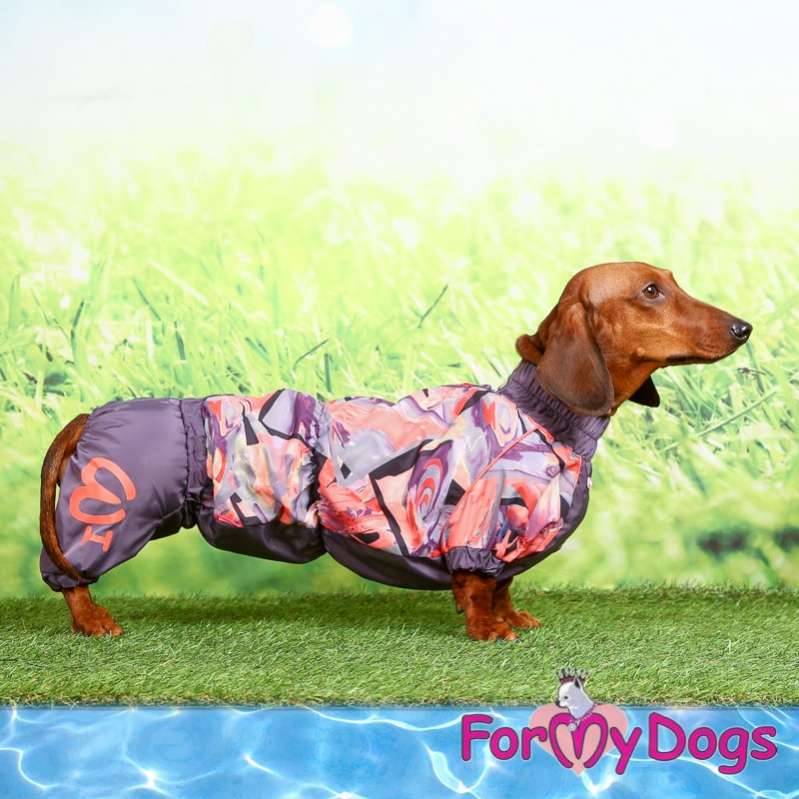 Дождевик для таксы и корги ForMyDogs Мидуэй