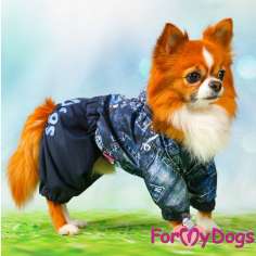 Дождевик для собаки ForMyDogs Джинса