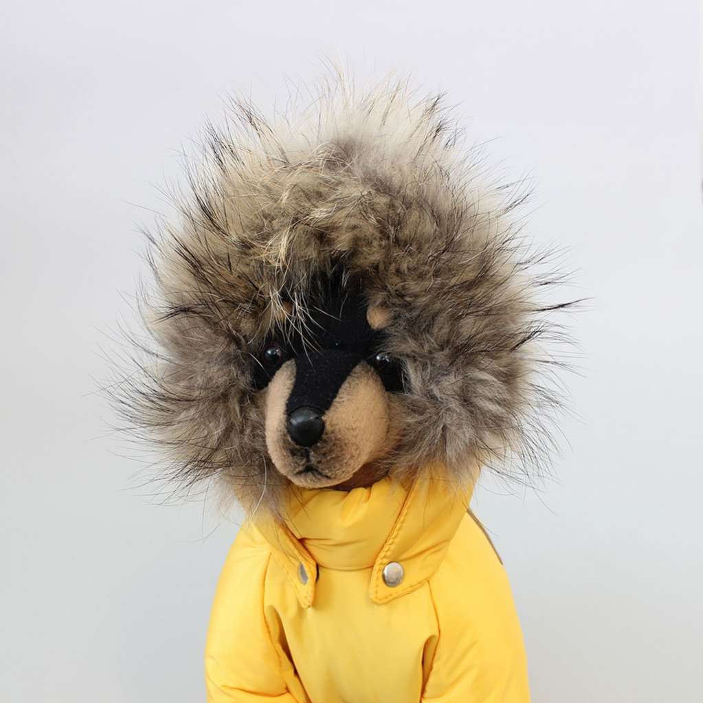 Зимний комбинезон для собак Северное сияние Лимон