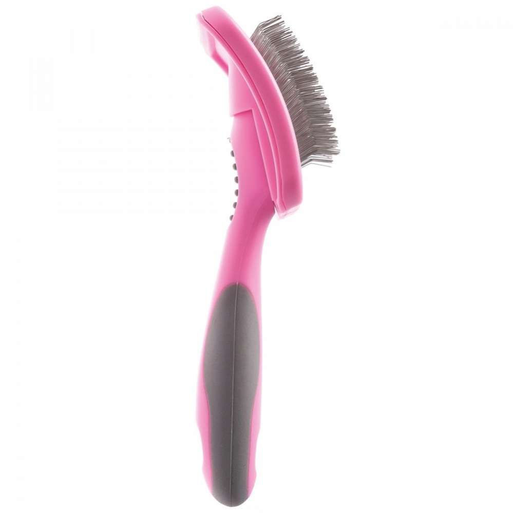 Пуходерка для собак Line Pink мягкая