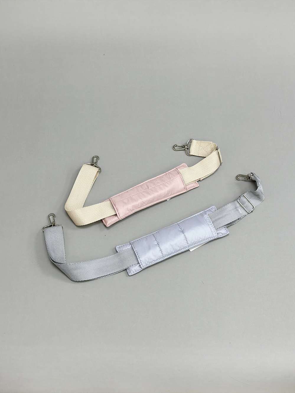 Длинная регулируемая ручка на плечо Дакота серая