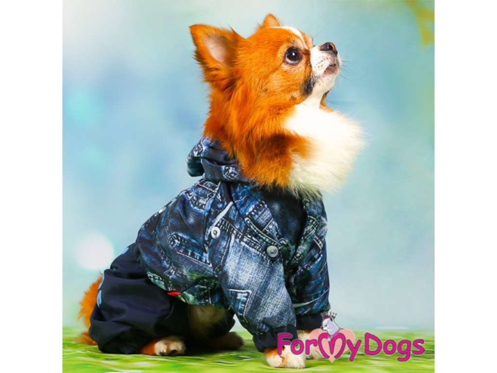 Дождевик для собаки ForMyDogs Джинса