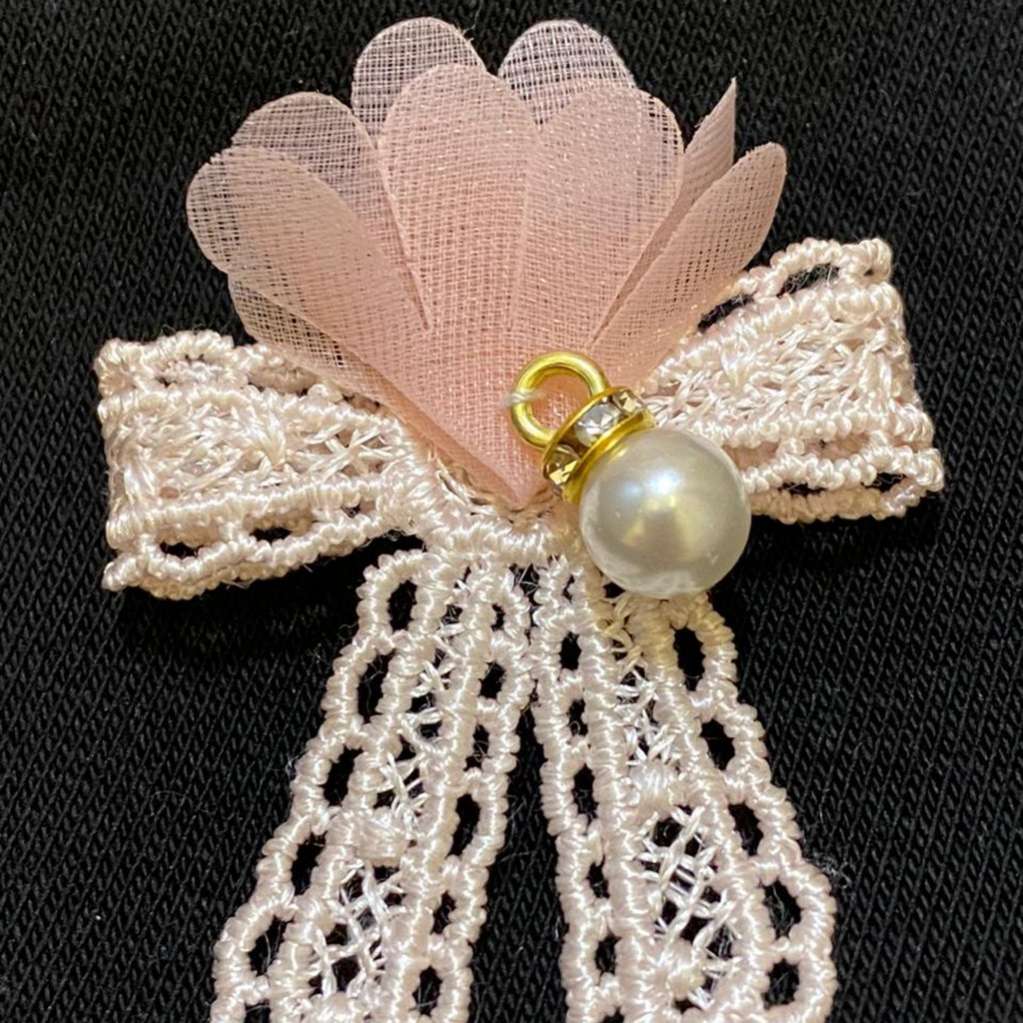 Многоразовая тканевая маска для лица Puffy Black бантик