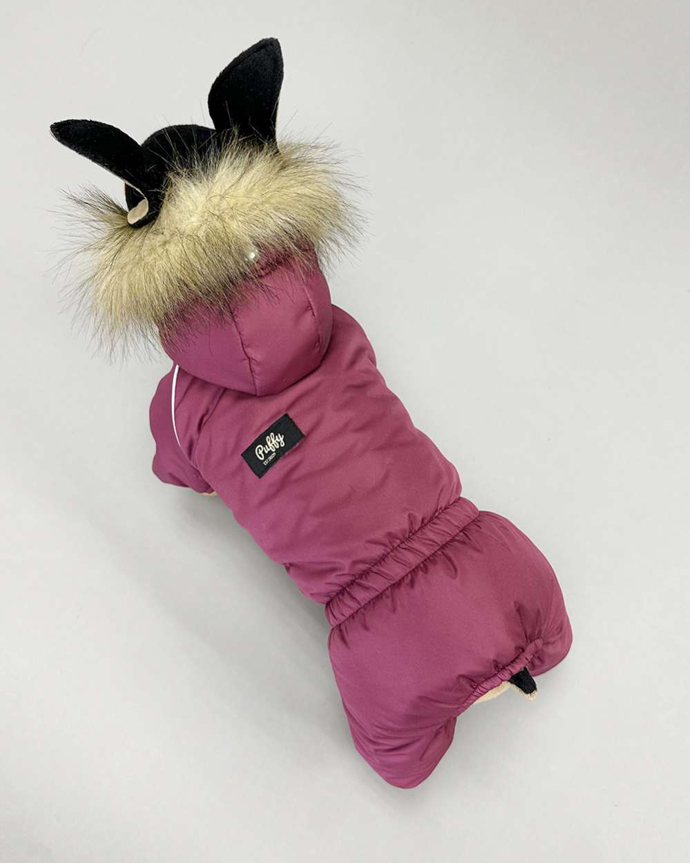 Комбинезон для собак Puffy Аляска Бордовая