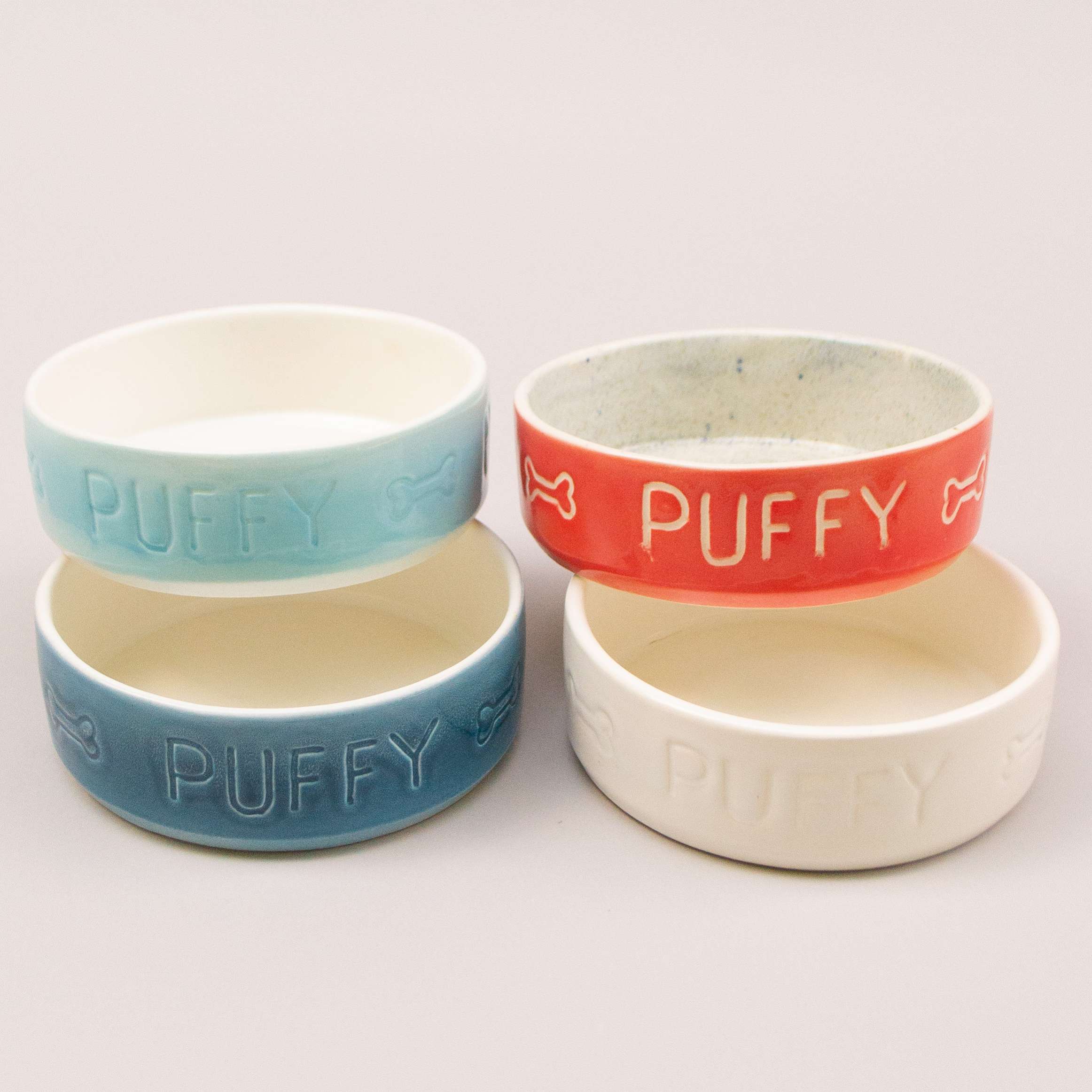 Миска для собак фарфоровая для собак Puffy Арт