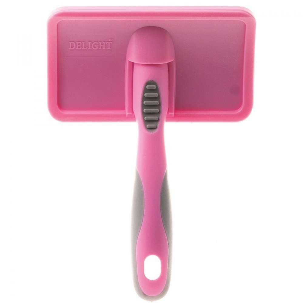 Пуходерка для собак Line Pink мягкая