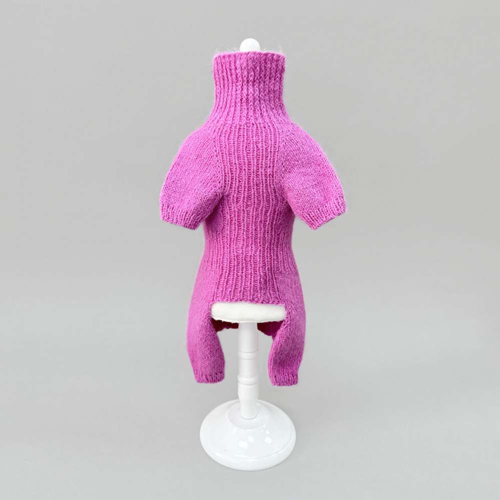 Вязаный костюм для собак Puffy Пух Норки Розовый