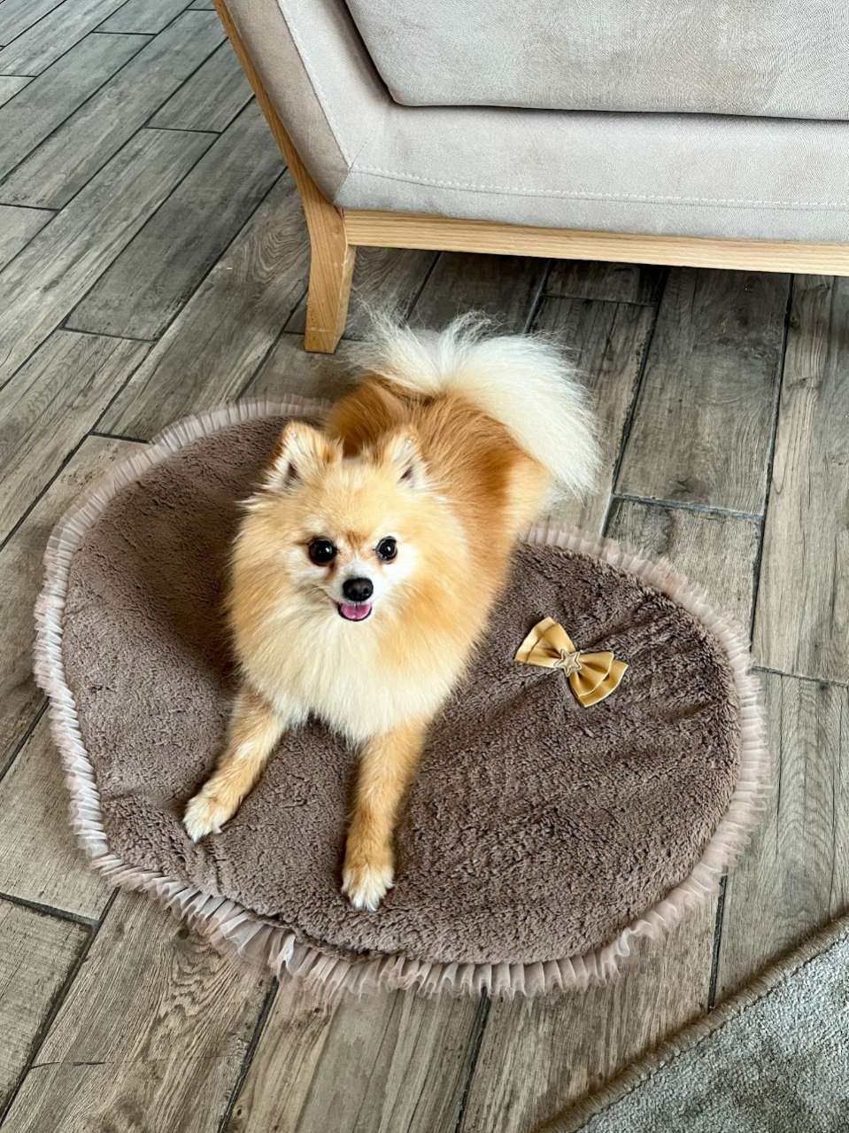 Матрас для собак сердце Puffy Мокко