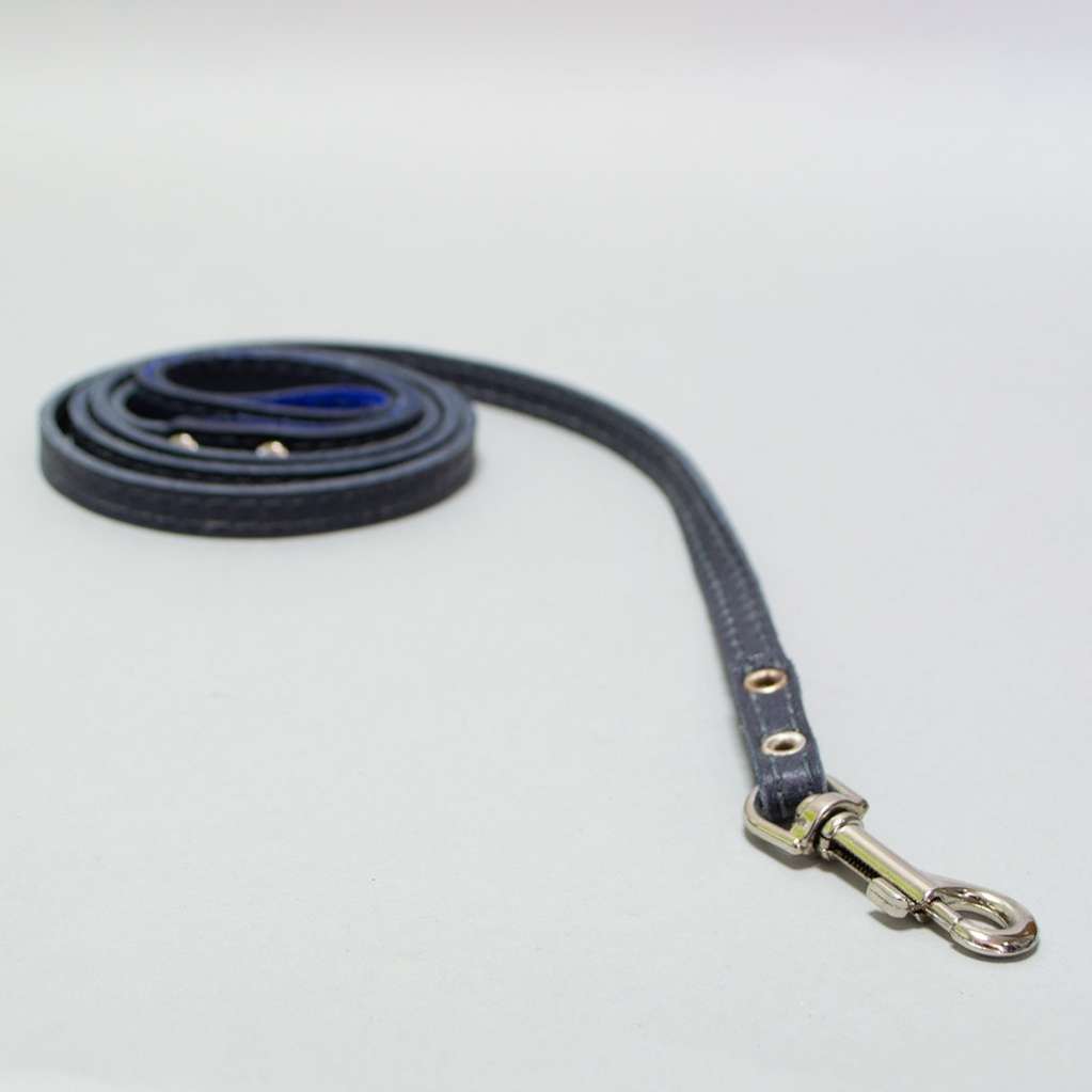 Ошейник и поводок для собаки кожаные