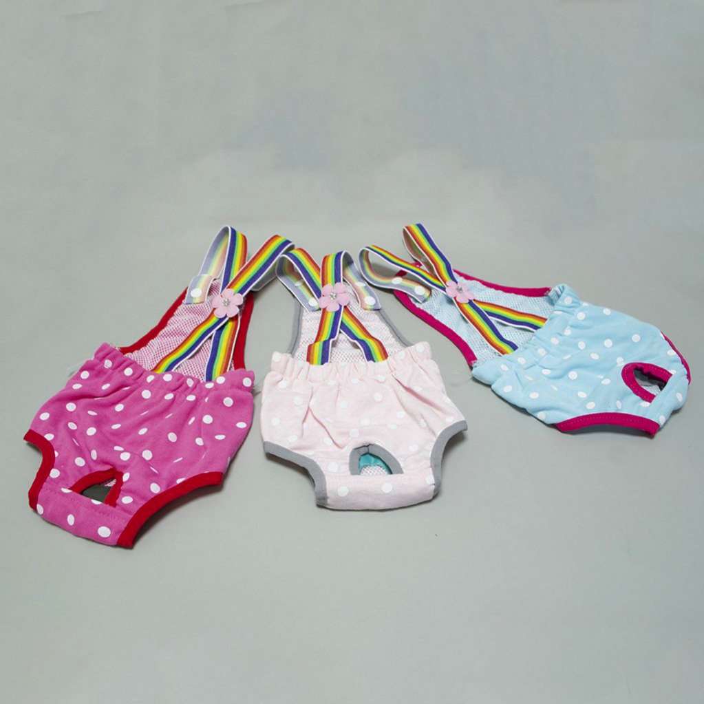 Трусы для собак Подтяжки Pet Горошки