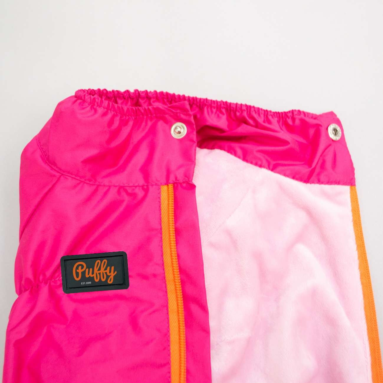 Дождевик для собаки утепленный Puffy Лион фуксия