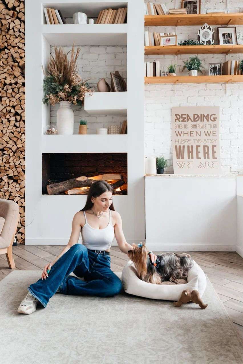 Диван для собаки Puffy Умка Молочный