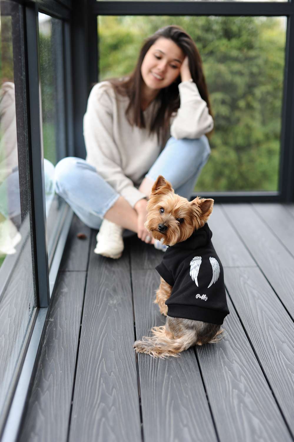 Толстовка для собак Puffy Крылья