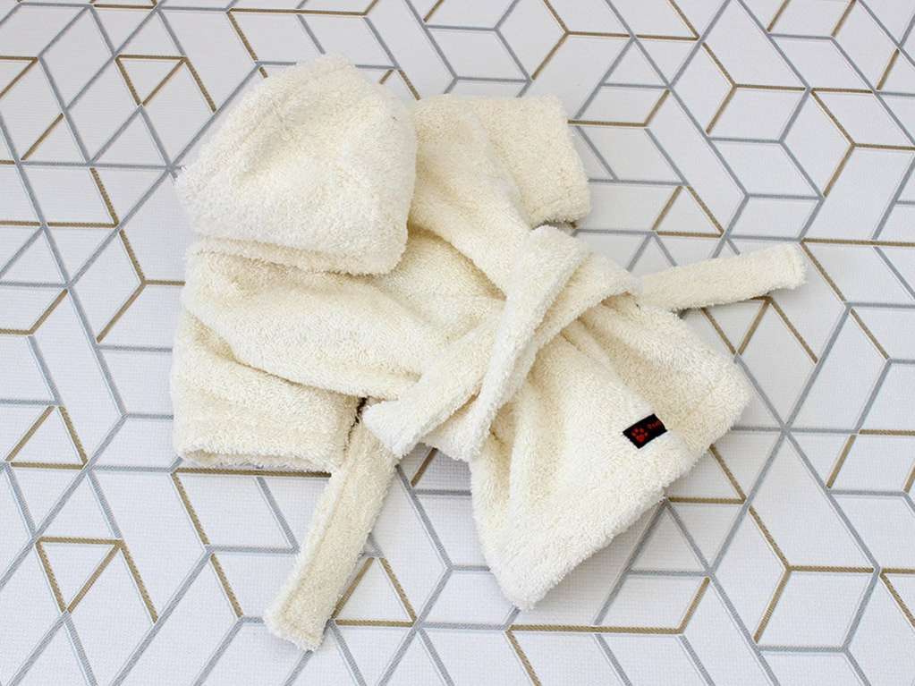 Халат для собак банный махровый