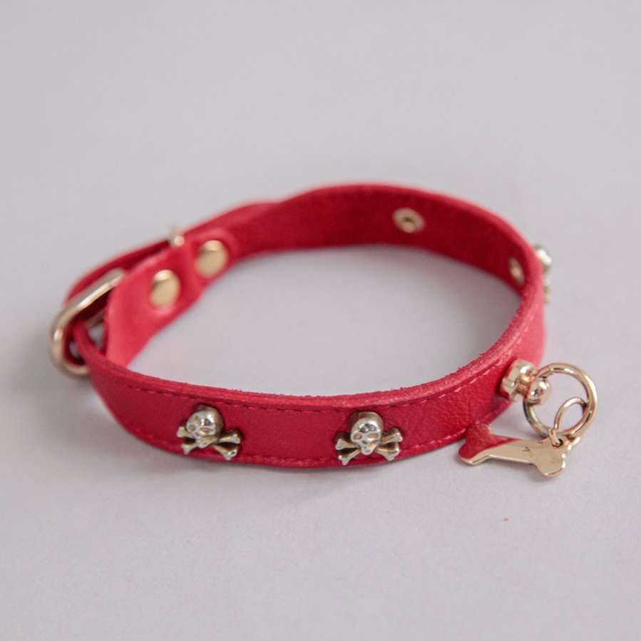 Кожаный ошейник для собак Роджер