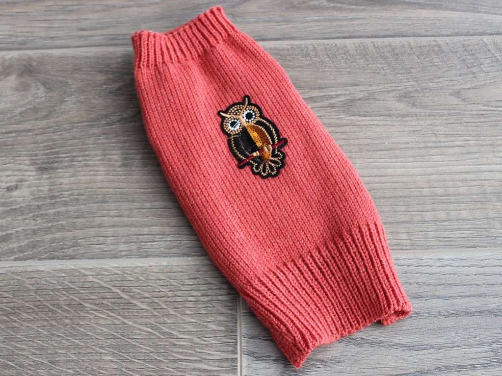 Вязаный свитер для собаки Puffy Филин