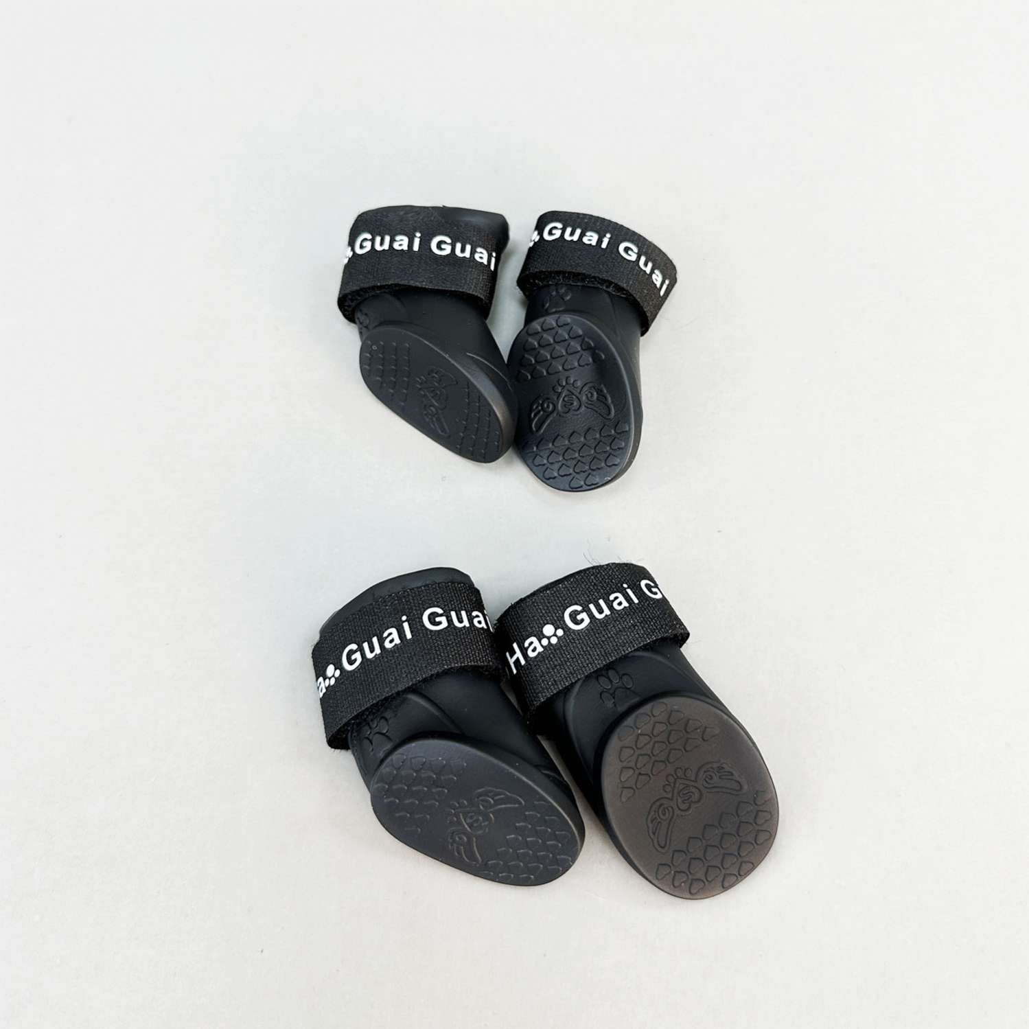 Резиновые сапоги для собак черные