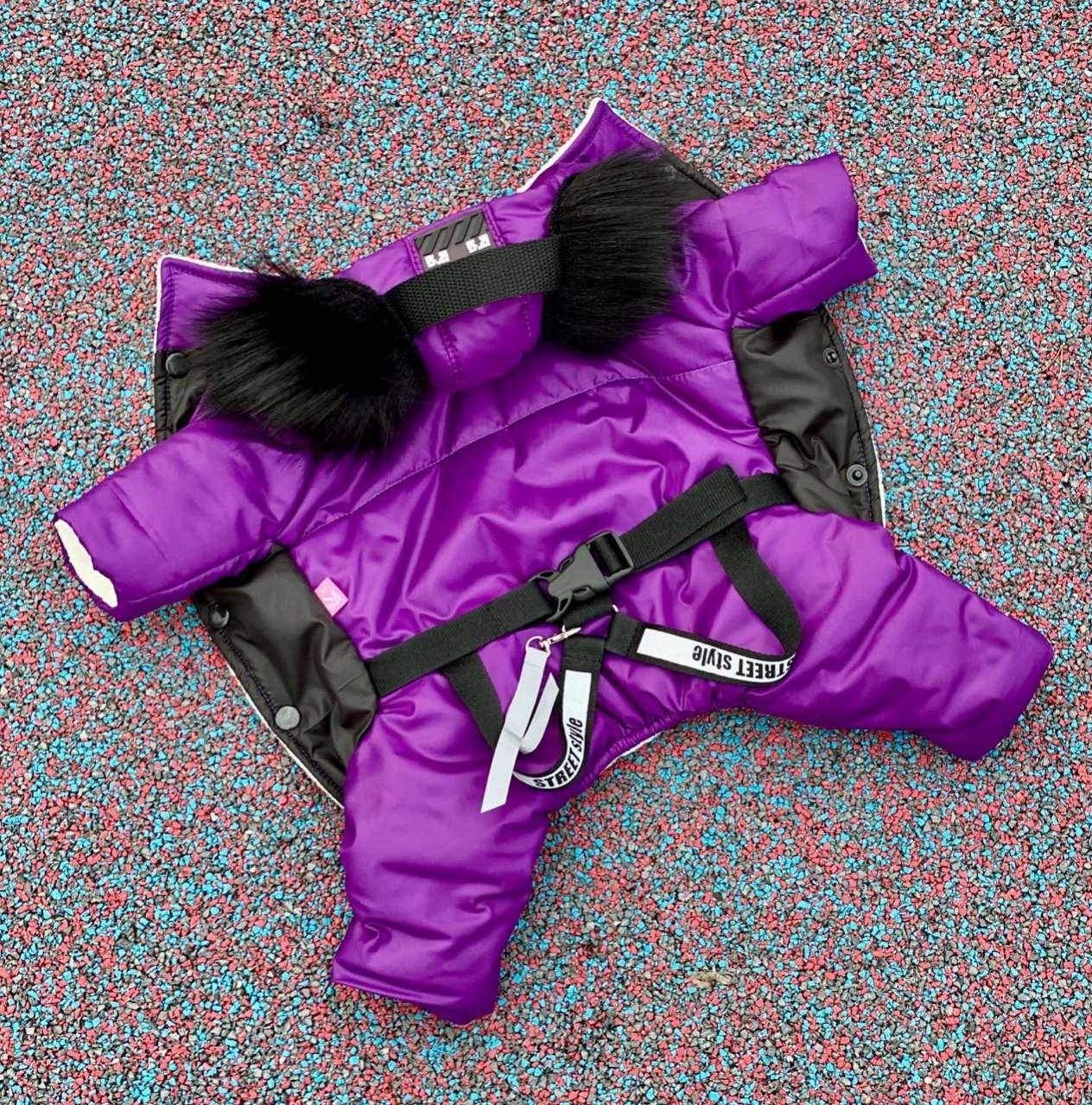 Зимний комбинезон для собак Premium Скай