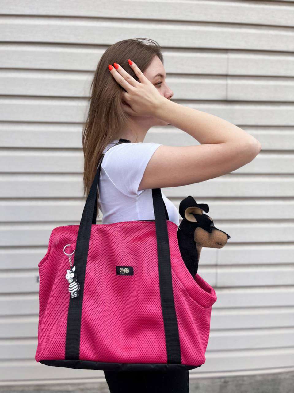 Сумка для собак Puffy Жара Малиновый