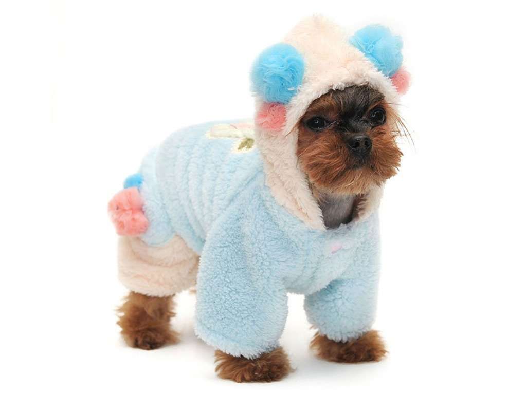 Костюм для собак плюшевый Заяц