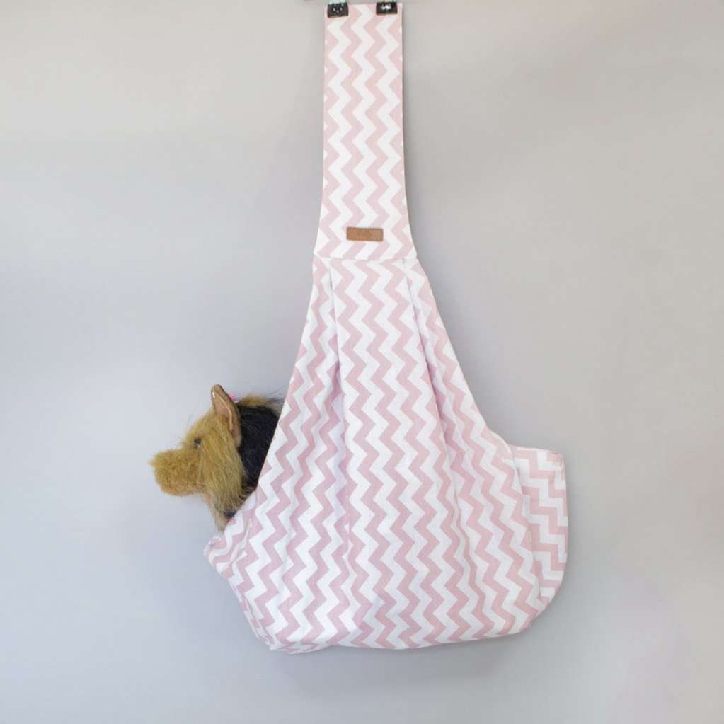 Гамак для собак летний Puffy Пудра Зигзаг