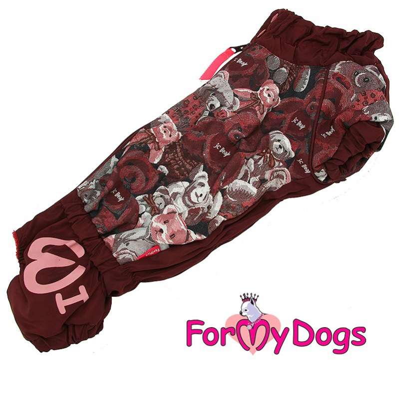 Комбинезон для таксы и корги ForMyDogs Мишки