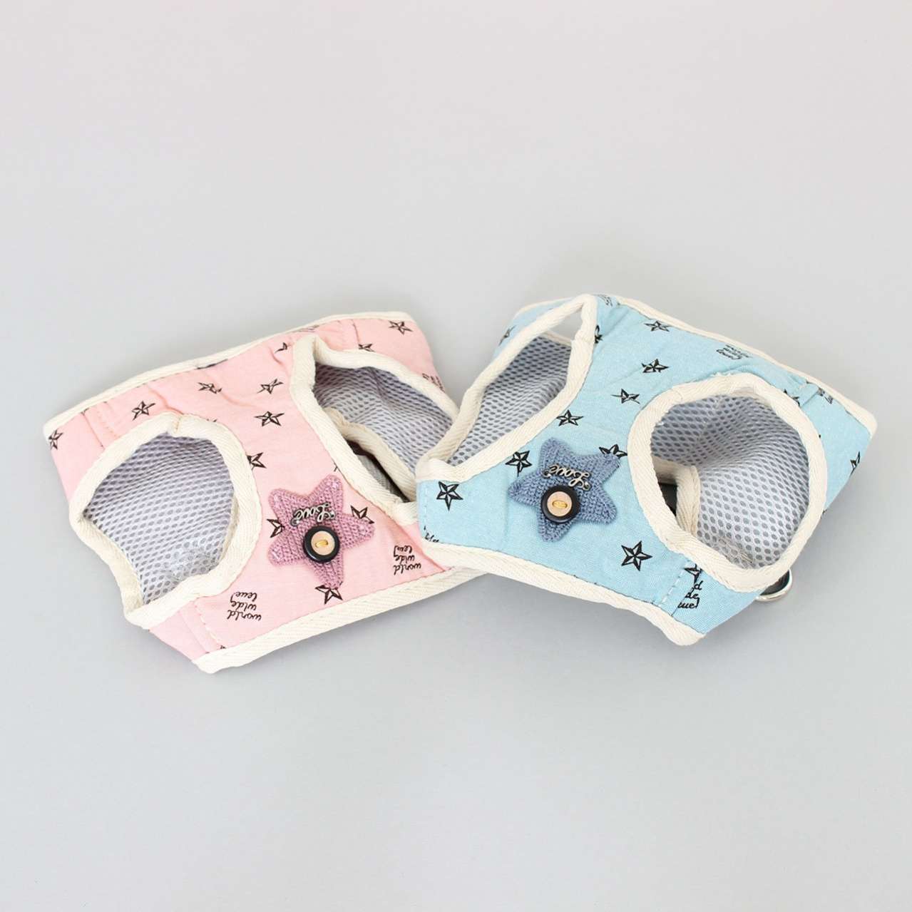 Шлейка с поводком для собак Pet Love Star