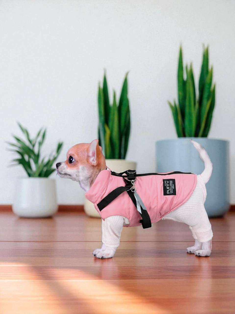 Костюм-боди для собак Puffy Лапша Розовый