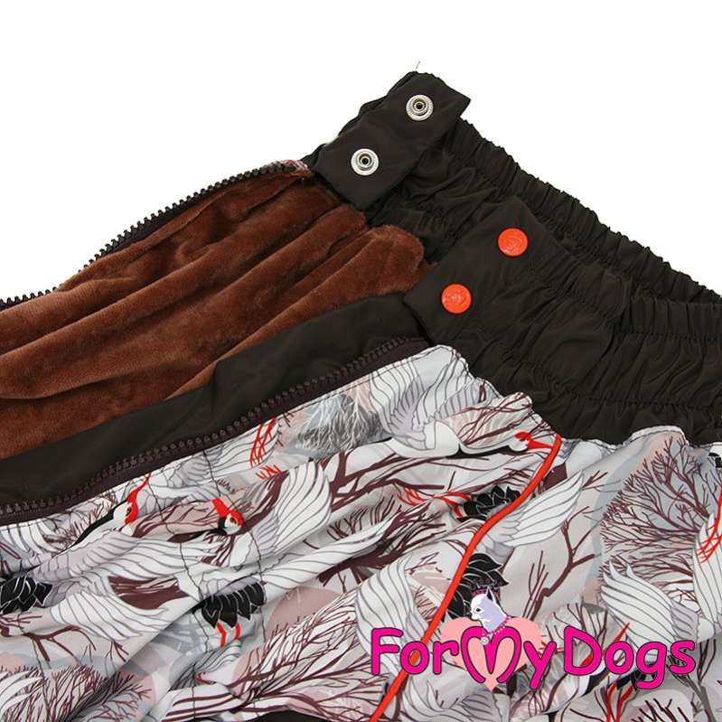 Комбинезон для собак на широкую грудь ForMyDogs Аисты