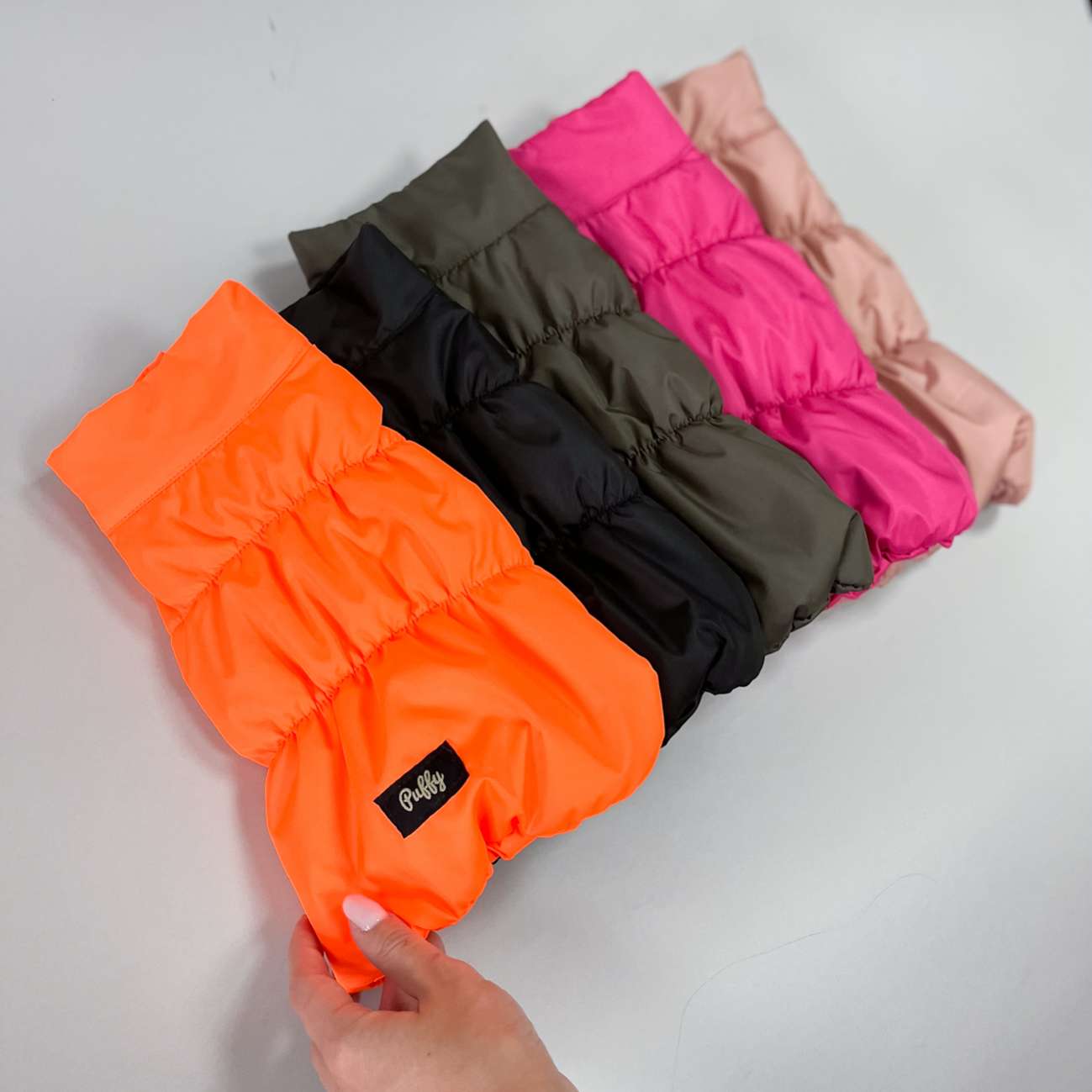 Жилетка для собаки Puffy Флеш Черный