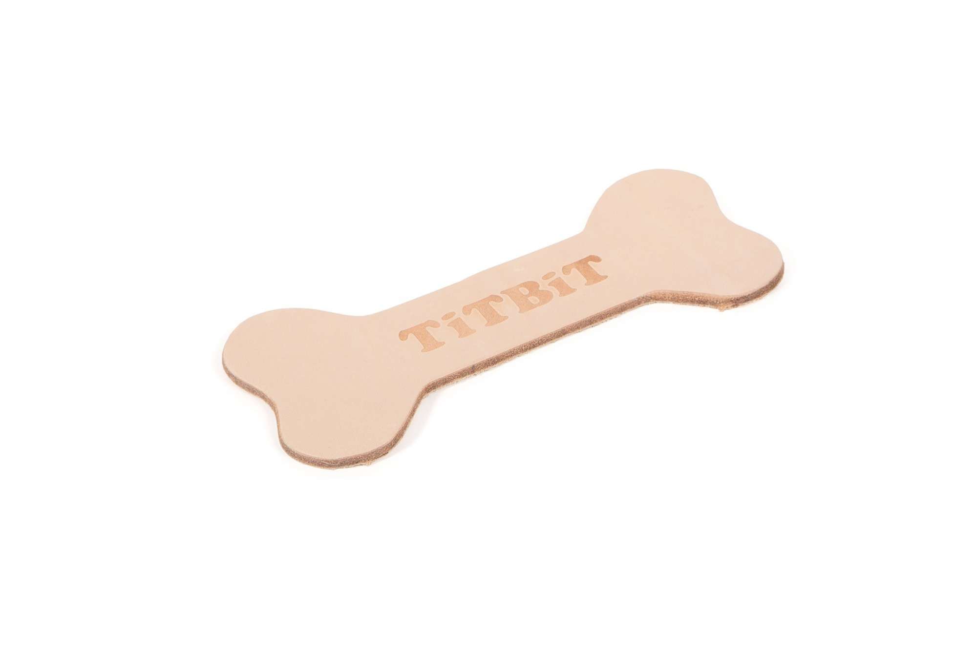 Игрушка для собак Косточка 10 см из кожи