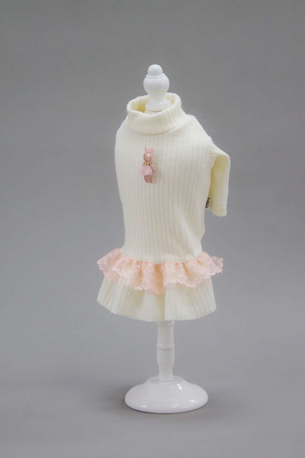 Платье для собак Puffy Лапша молочный