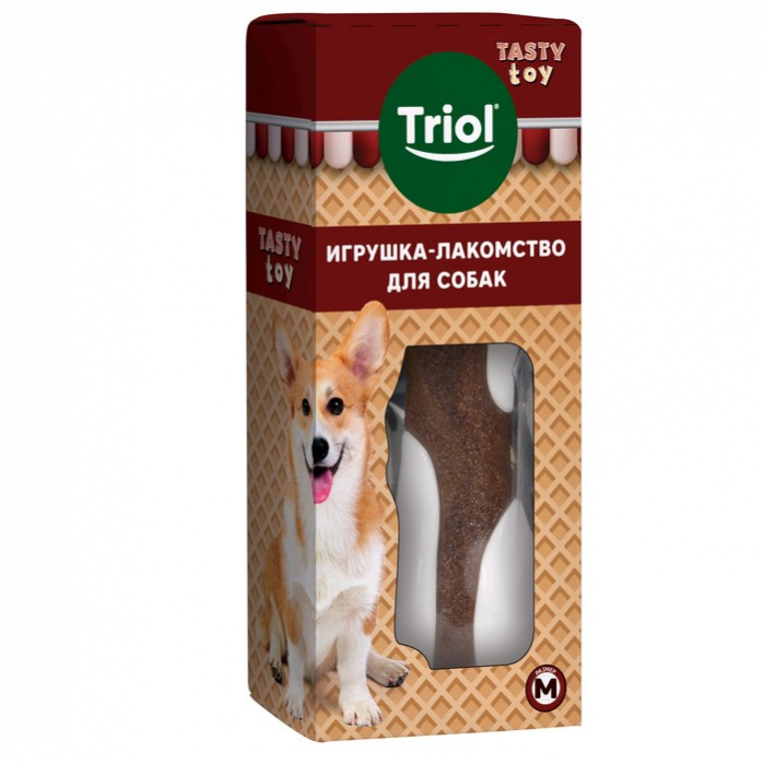 Игрушка для собак лакомство Triol Косточка
