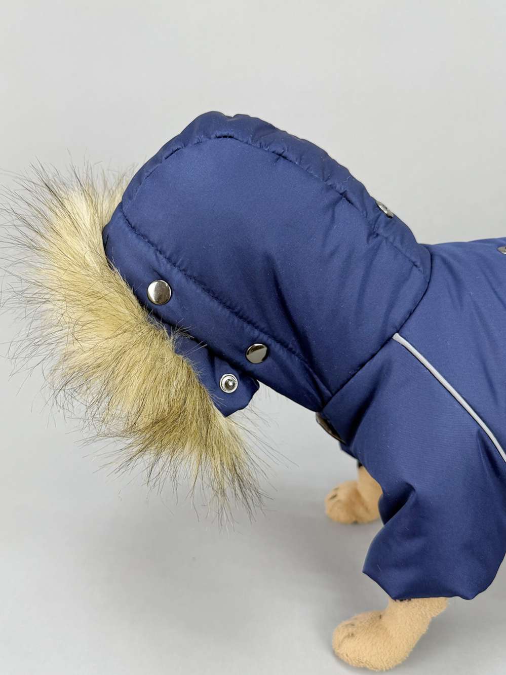 Комбинезон Puffy Аляска на шёлке синий