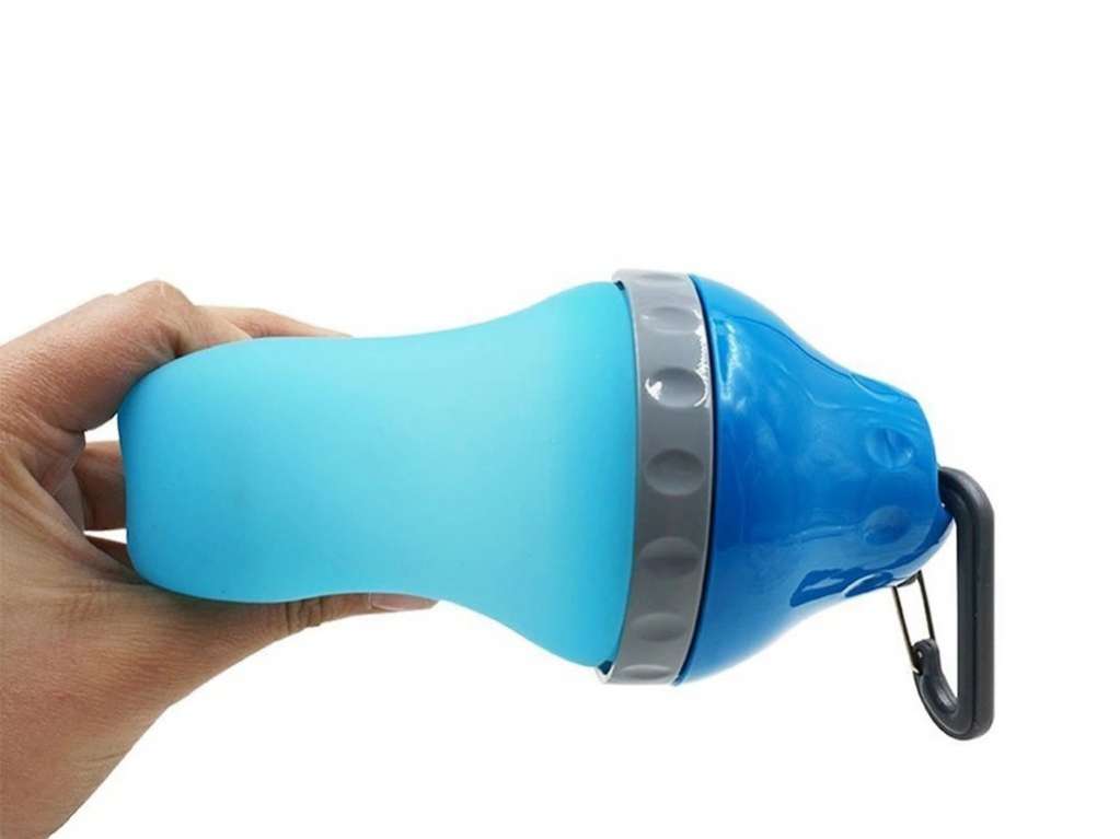 Поилка для собак походная силикон