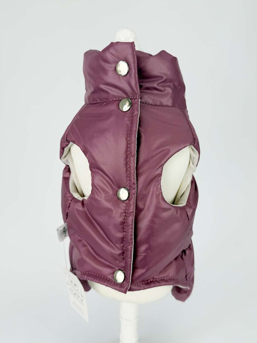 Жилетка Puffy Рич брусника