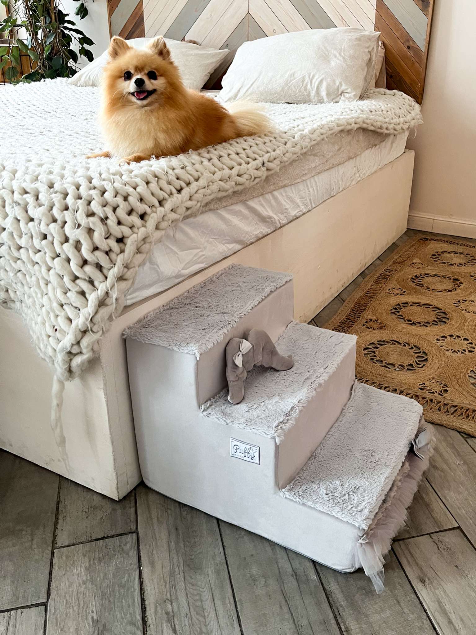 Лестница для собак Puffy Сильвер