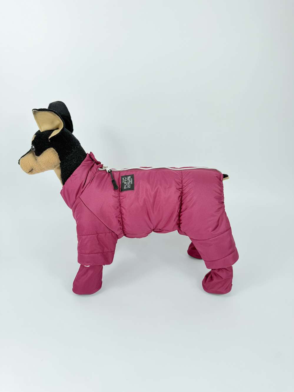 Зимний комбинезон для собак Puffy Норд Бордовый