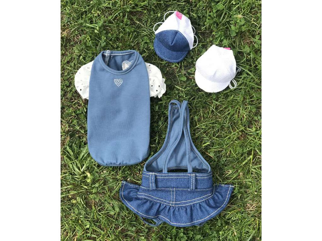 Юбка для собак Premium Джинс